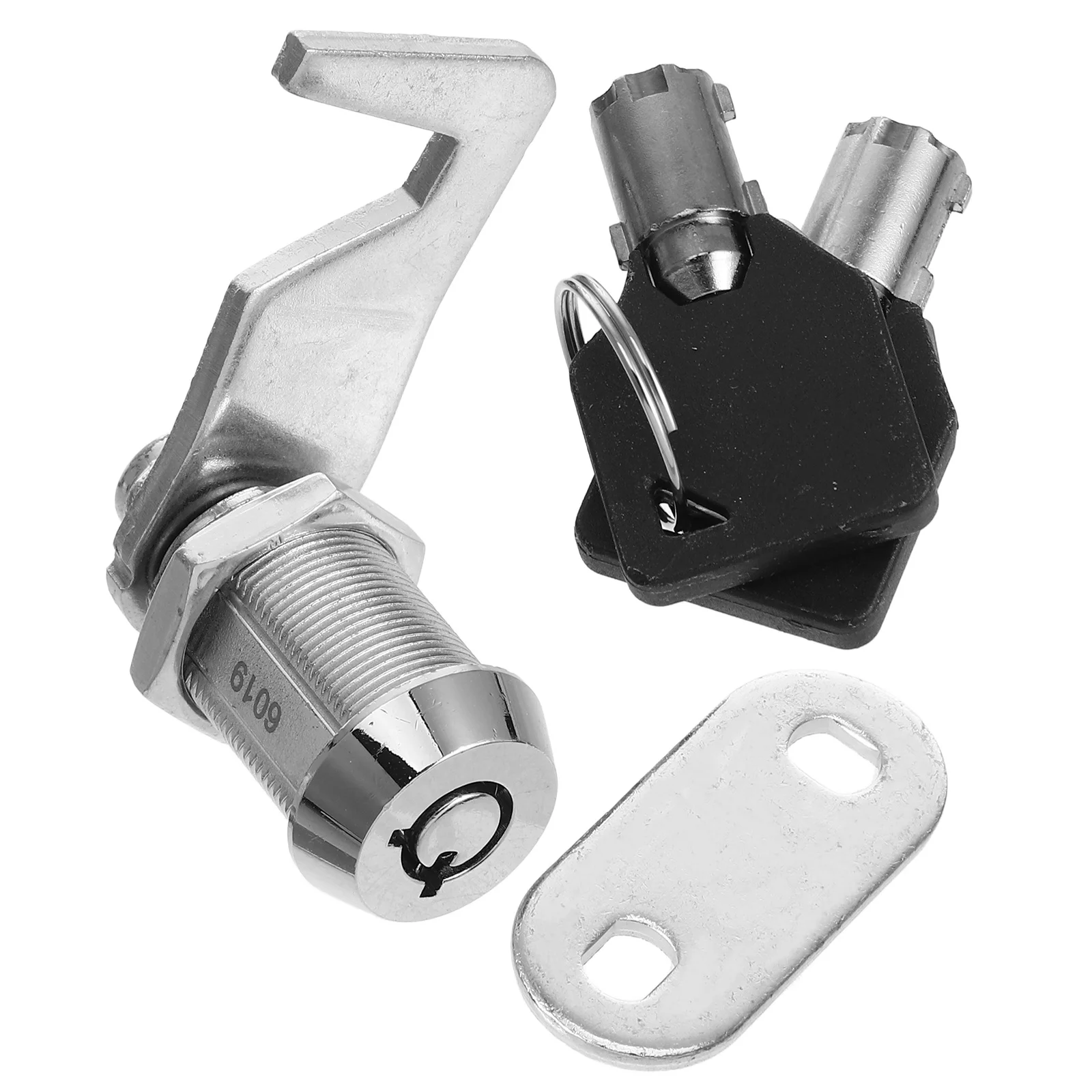 

Tubular Cam Lock Double Tongue Zinc Alloy Easy Push Mechanism for Rv Door Toolbox Mailbox Storage Replacement Chrome Finish