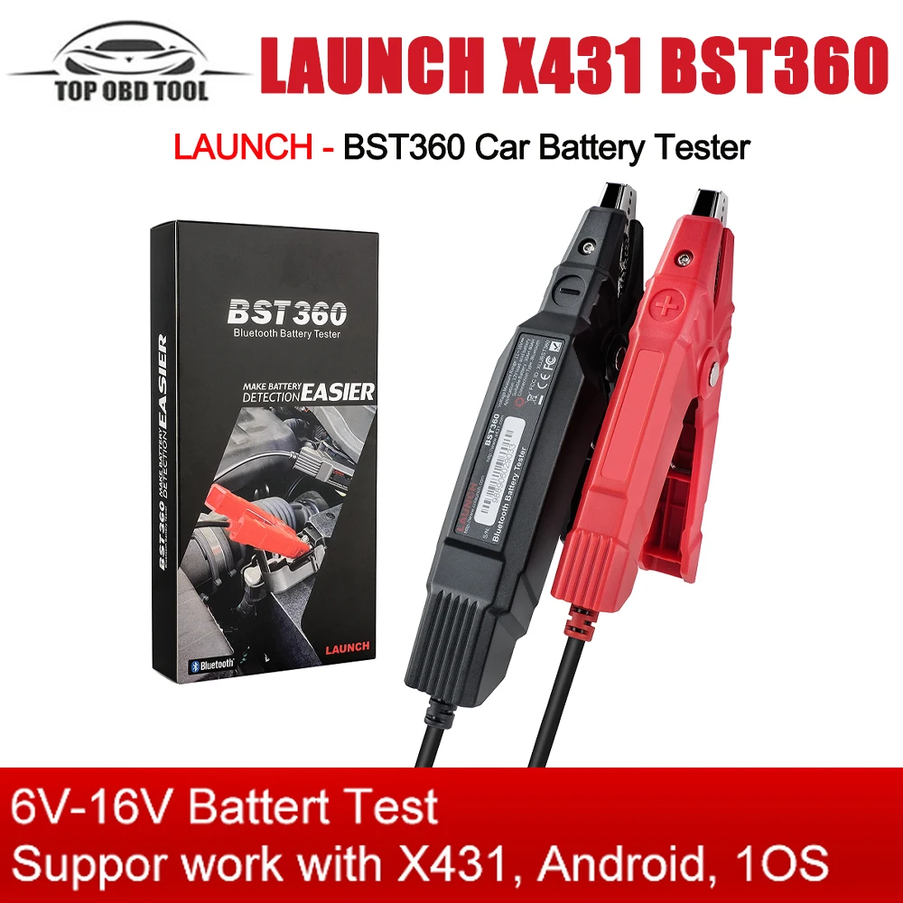 LAUNCH BST360 Car Battery tester Analysis 6V12V 2000CCA Voltage Bluetooth connection,bst360 battery tester launch  for X431 V/V+