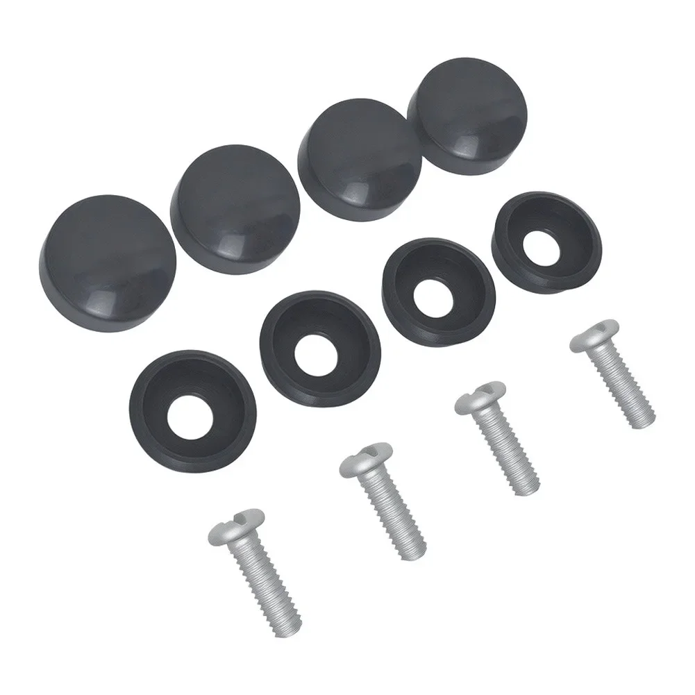For Cars Trucks Motorcycles Vehicle Plate Holder For Street Parking Securely Display License Plate Installation Screws