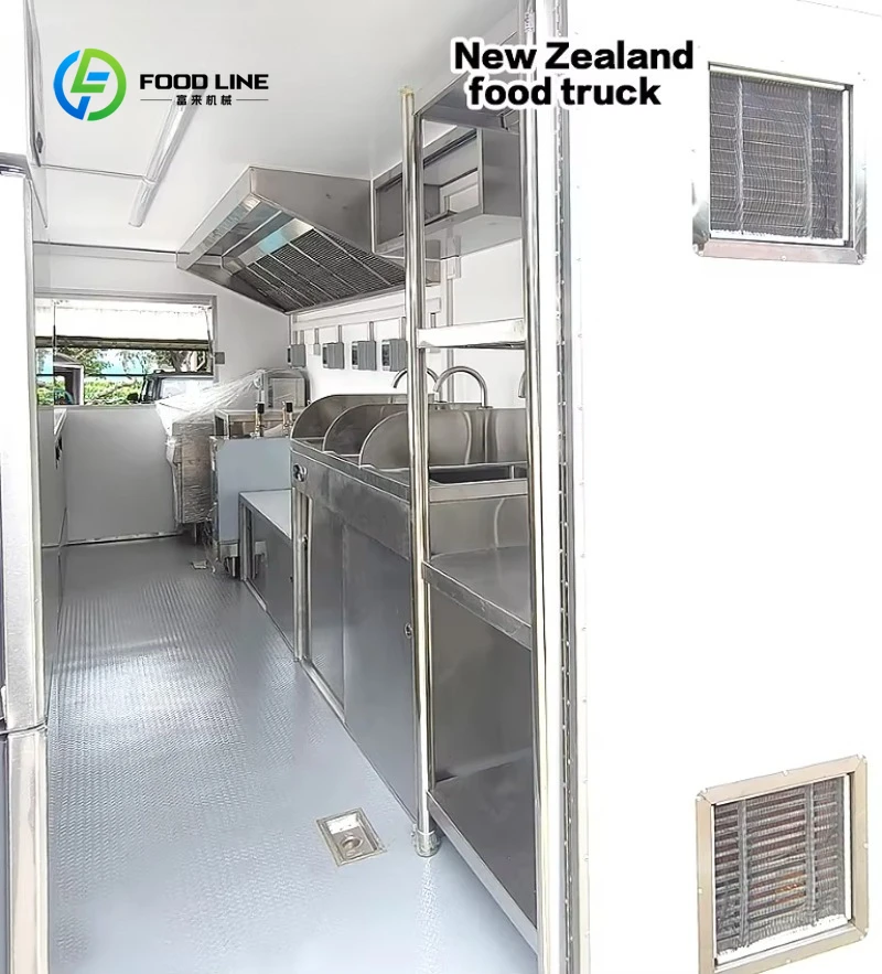 Customized Theater Style Food Trailer from China - Fully Equipped Commercial Cart for Entertaining Customer Scenarios Food Grade