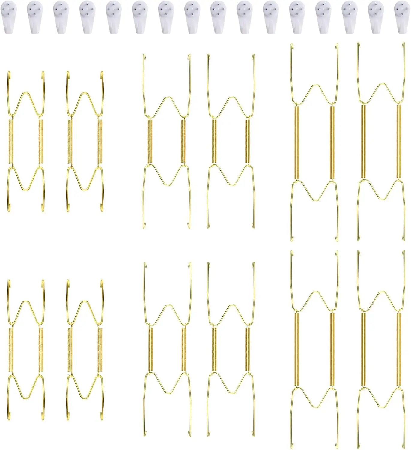 

Набор из 12 невидимых латунных крючков для картин с резиновыми наконечниками и 16 крючками для декоративной подвески