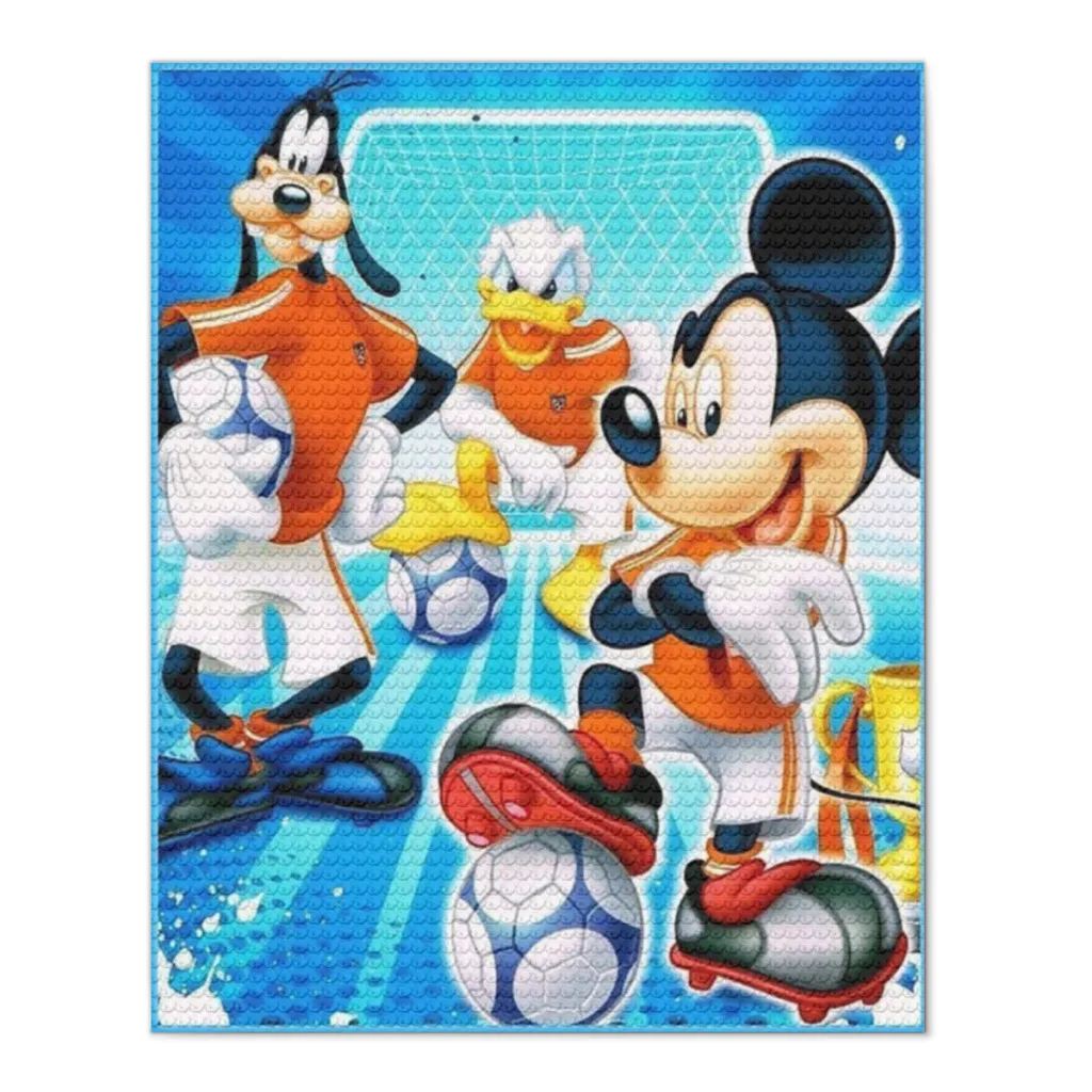 

Алмазная картина Mikey Mouse 5D Diy, полная квадратная мозаика, украшение для спальни, подарок ручной работы