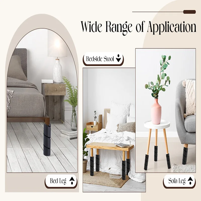  Toe Protector Foam Frame Booties Reusable Furniture Bed Anti-Collision Protective Pad