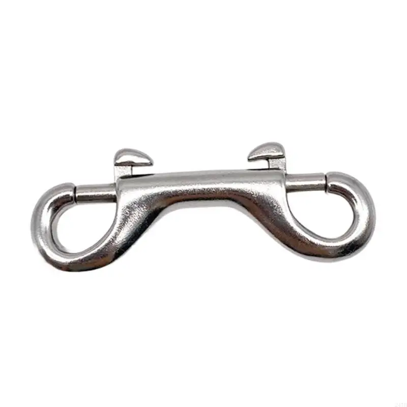 الفولاذ المقاوم للصدأ بسرعة ربط carabiner مسامير مزدوجة نهاية clip