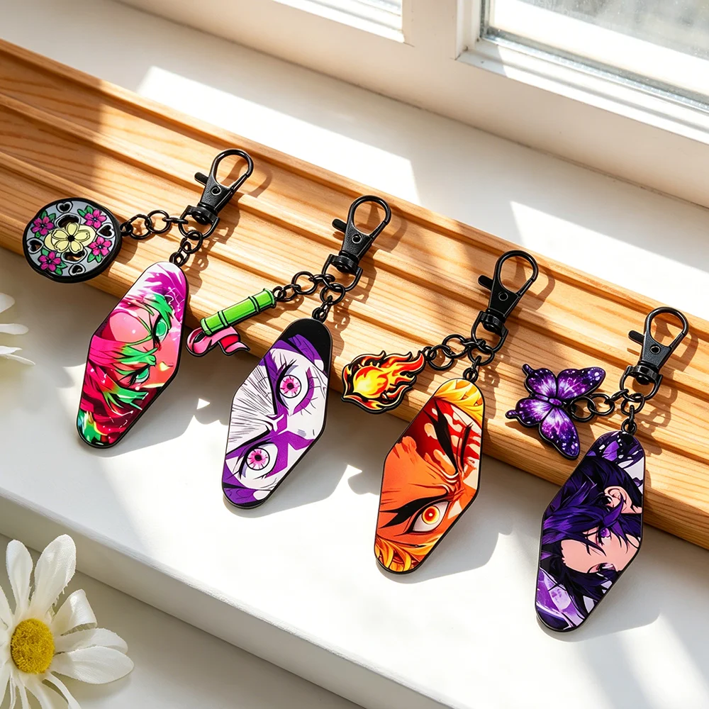 Phone Accessories Charms - Gantungan Kunci Logam Karakter Anime Demon