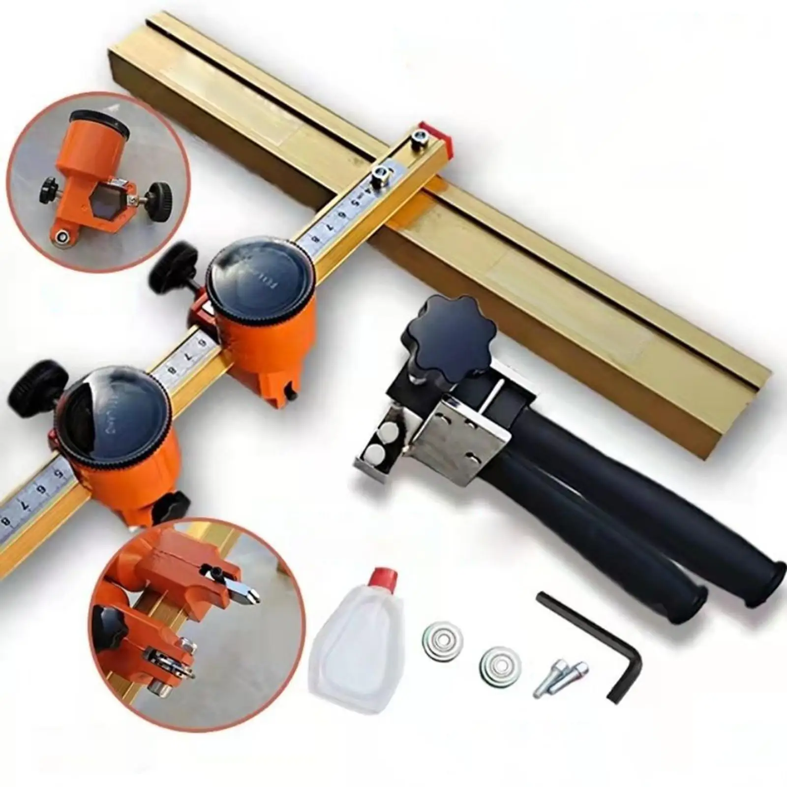 Glass Cutter DIY Hand Tool Crafts Glass Cutting Tool for Mirrors Floor