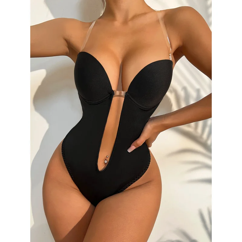 ملابس داخلية نسائية عصرية من قطعة واحدة، حمالة صدر مثيرة بدون حمالات للشابات، تجعل حافلة كبيرة #1