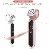 7 in 1 Face Lift Devices RF Microcurrent Skin Rejuvenation Facial Massager Light Therapy Anti Aging Wrinkle Beauty Apparatus