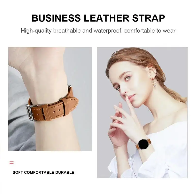Leather Band for Google Pixel Watch Strap Betl Smartwatch Metal Connectors Accessories Bracelet Google Pixel for Hermes Correa