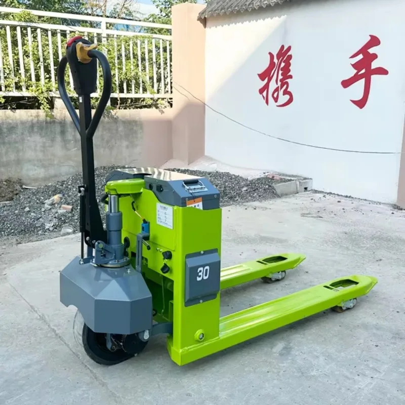 Easy to lift 1 ton pallet truck electric pallet jack 2000kg lithium battery electric pallet jack