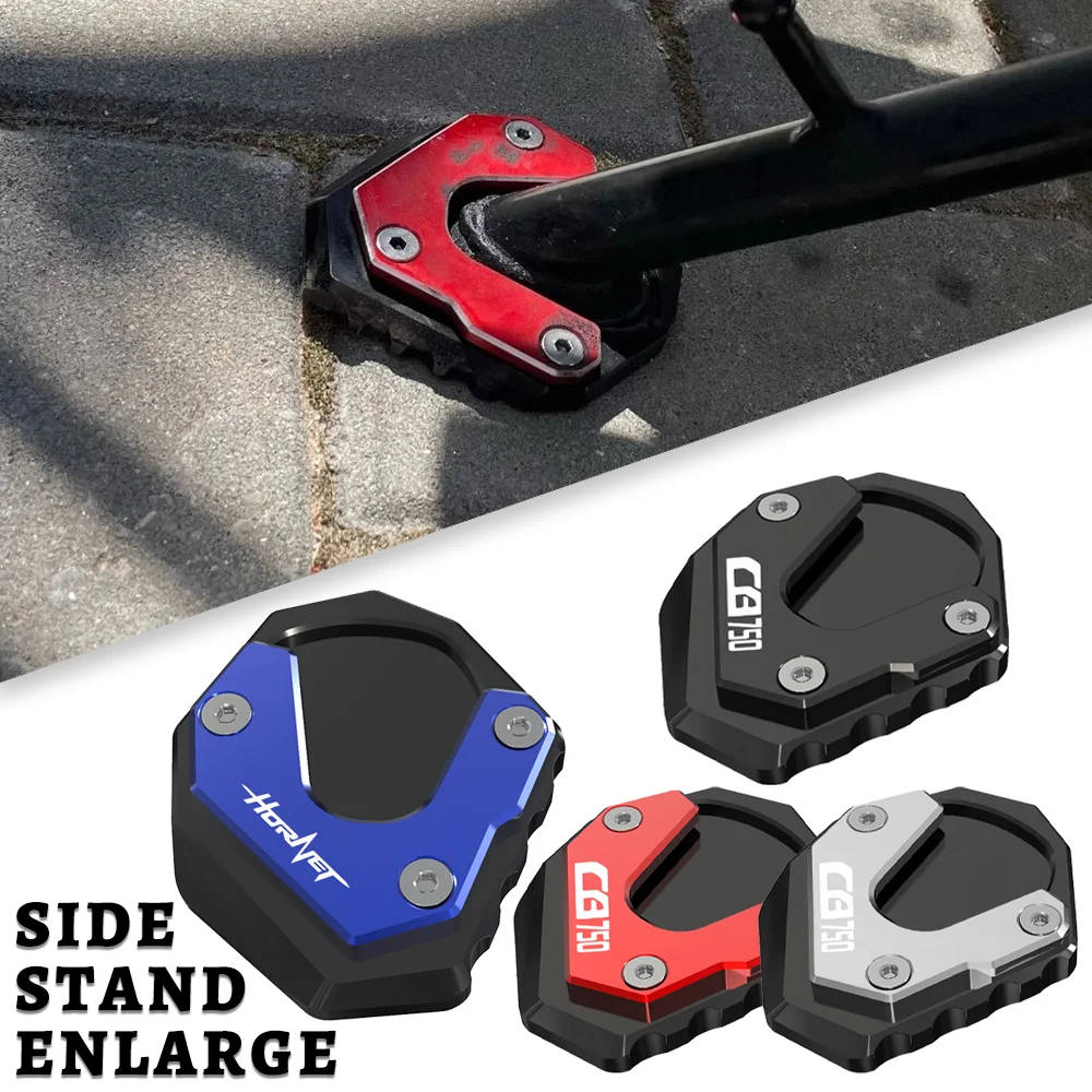 

2024 Motorcycle Accessories Kickstand Foot Pad Side Stand Enlarger Kick Stand Extension For HONDA CB750 HORNET CB-750 CB 750