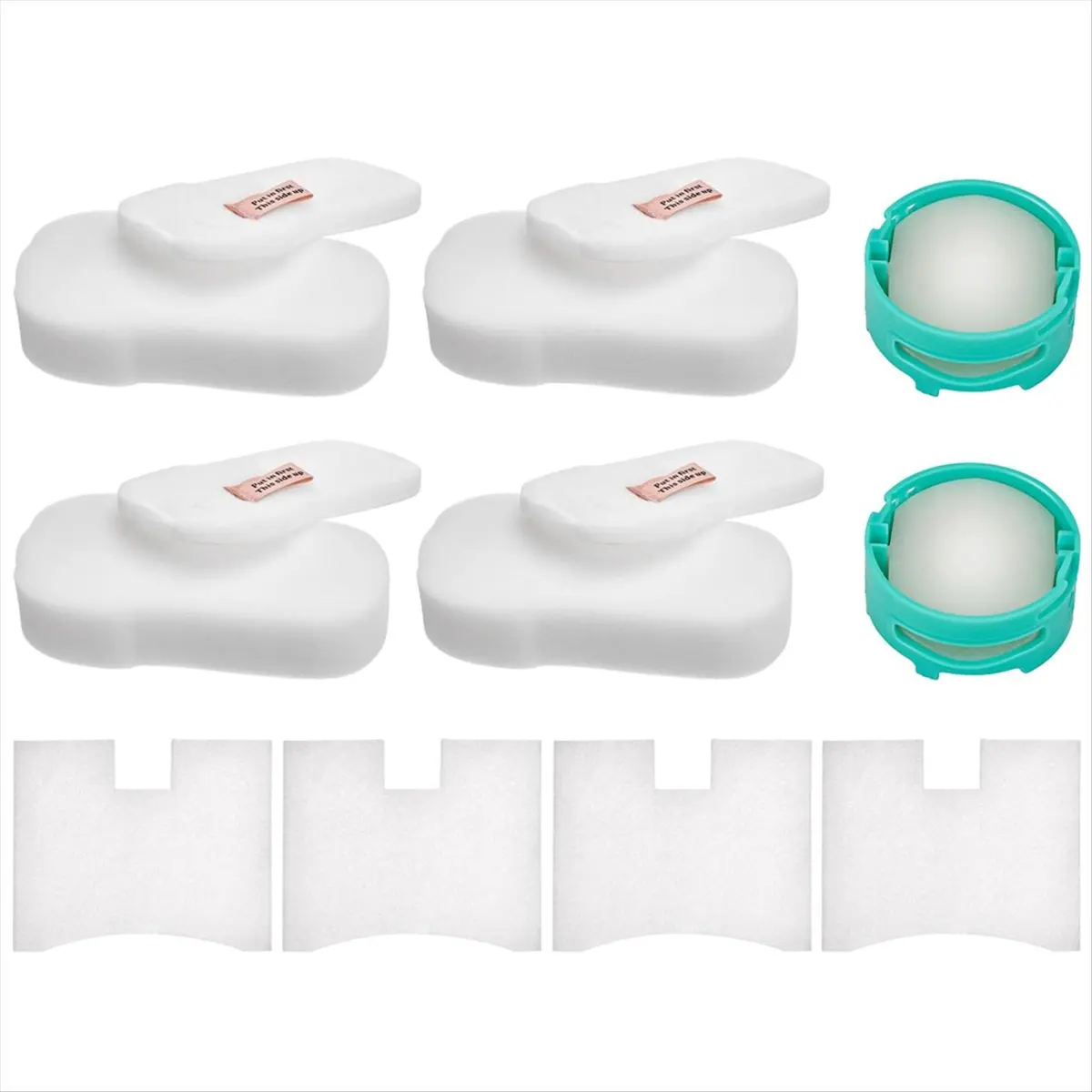 BRILLIANT HZ702 Filter for HZ700 HZ702 QS175QBL QS175QGN PowerFins HairPro Odor Vacuum,Compare with Part 1541FC3000