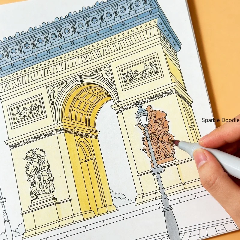 Photography Book - A High-definition Line Draft Coloring Book,