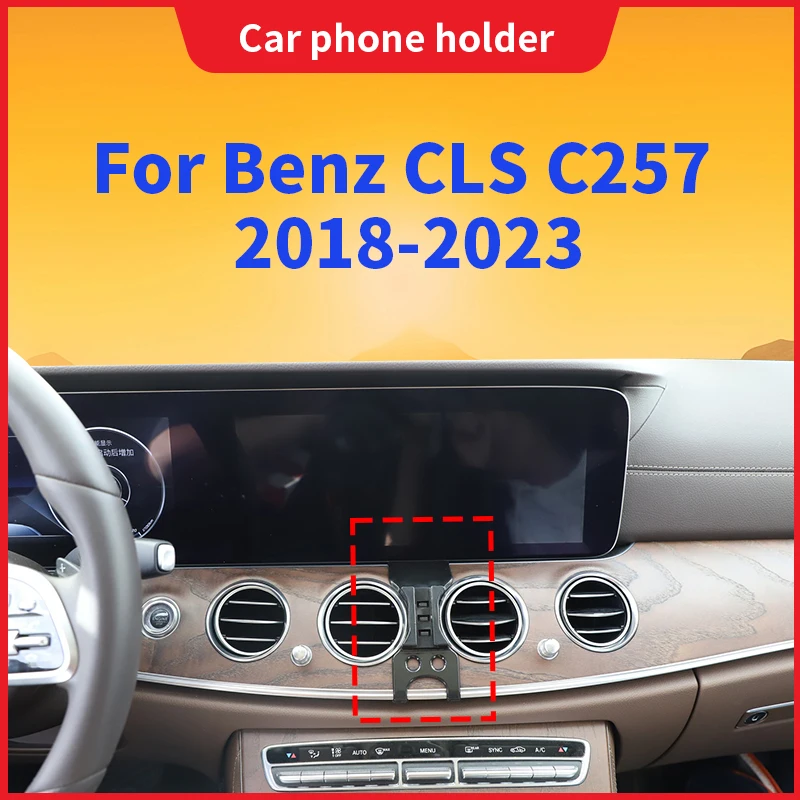 Auto-Handyhalterung Spezialhalterungen für Benz CLS C257 2018 2019 2020 2021 2022 2023 Feste Lüftungsauslass-Halterung Zubehör