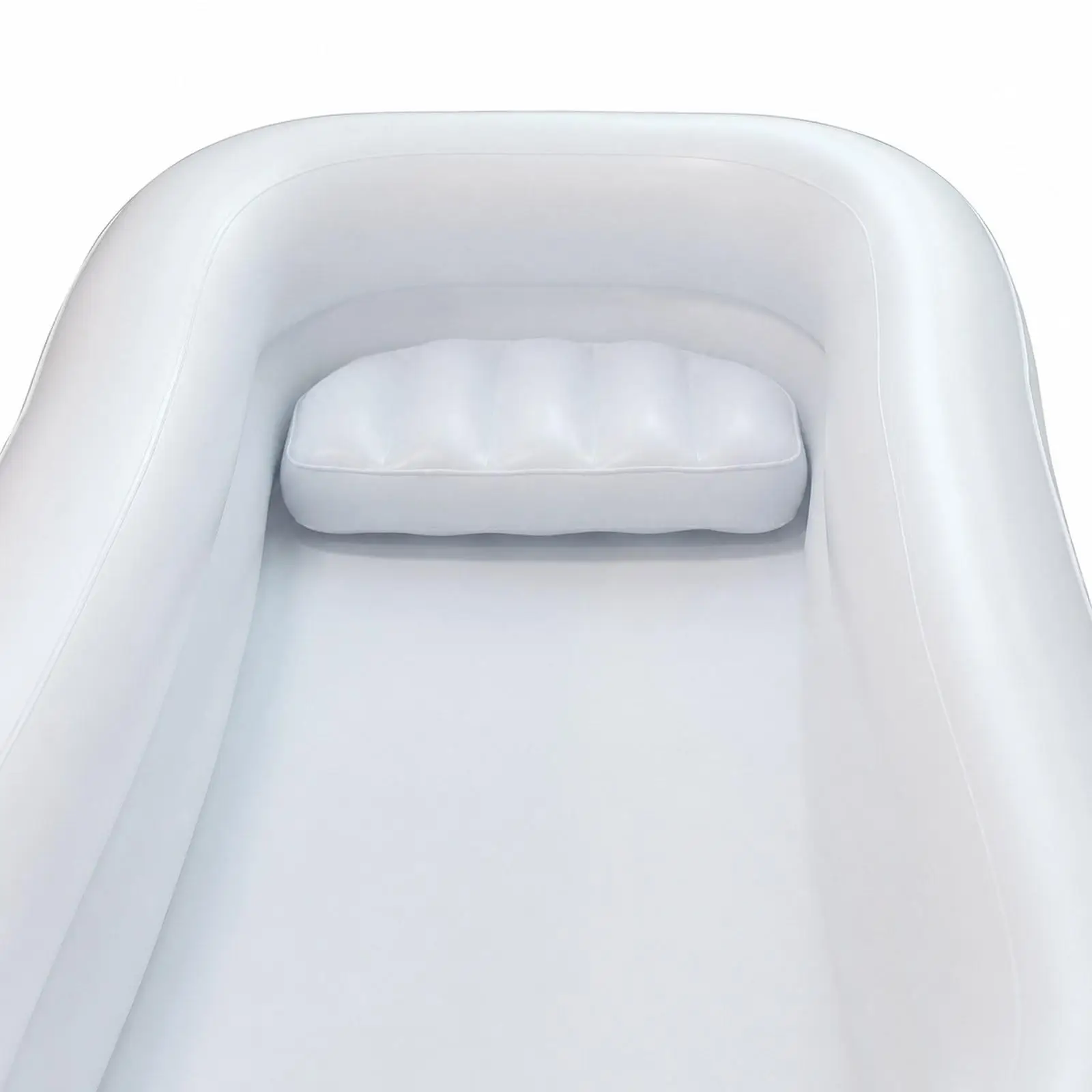 Foldable Inflatable Bathtub Portable PVC Comfortable Bedside Shower Tub Spacious Soaker Tub for Elderly Disabled Adult Home