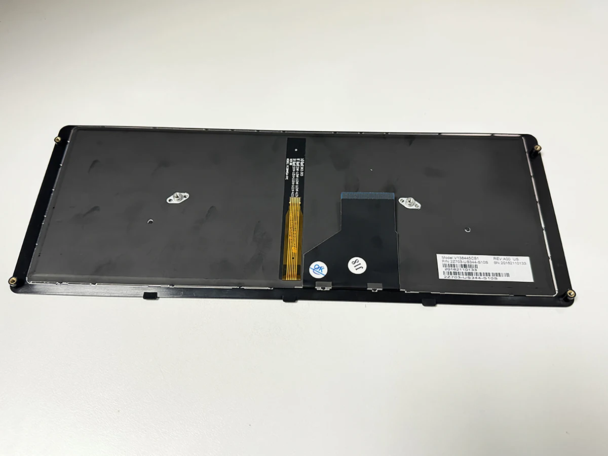 لوحة مفاتيح بإضاءة خلفية لجيجابايت P34 P34G P34K P34F P34W EF34 EG34 V 138445 CS1 2Z703-US344-S10S V 138445 استبدال جزء الكمبيوتر المحمول A-FPC #2