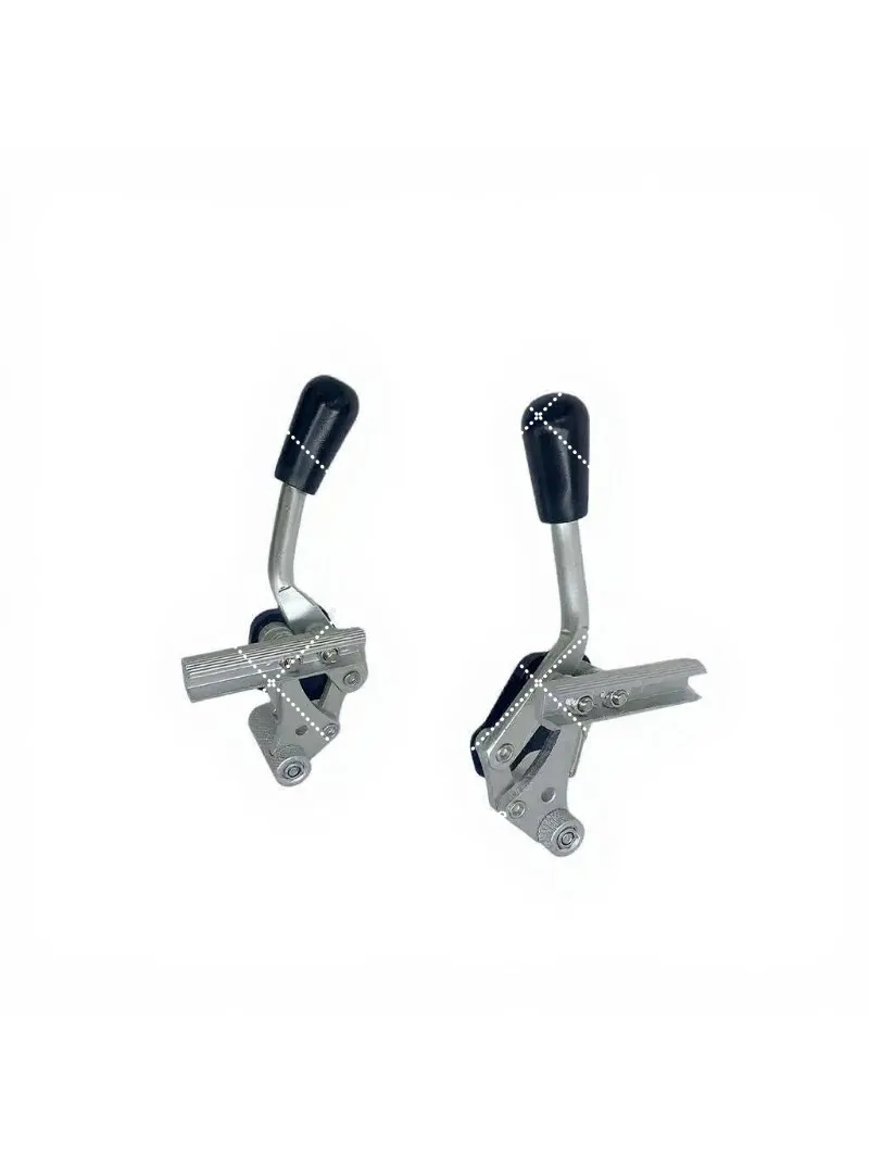 Universal Aluminum Alloy Handbrake for Wheelchairs with Extended Lever, Sports Leisure Wheelchair Thickened Brake 1 Pair