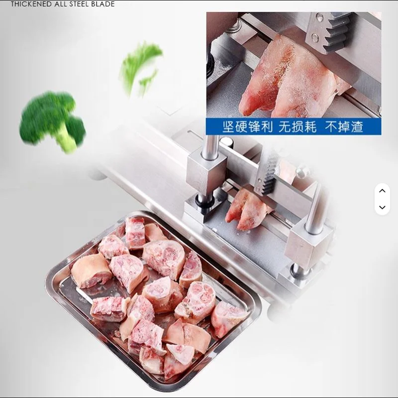 

Машина для резки замороженных куриных ребер и мяса с костями из нержавеющей стали 304, ручная, для кухни