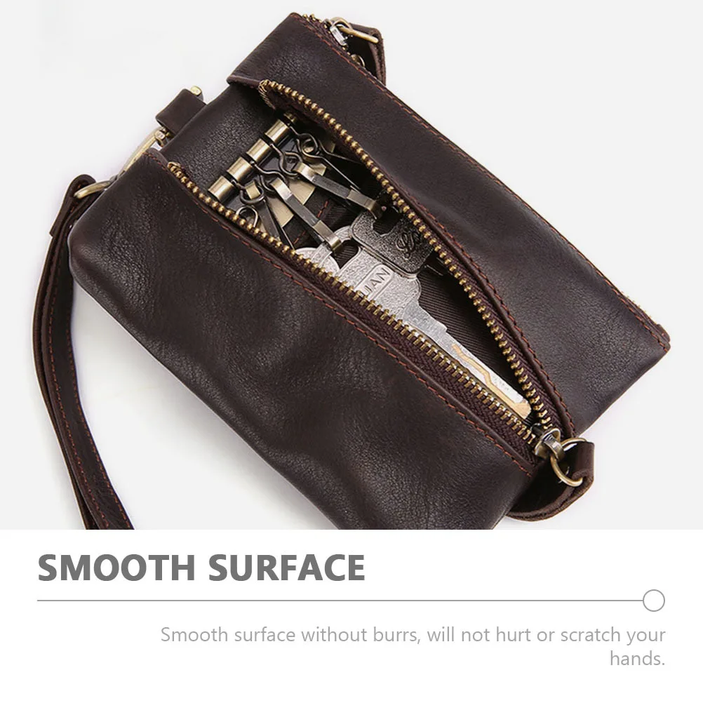 

Key Storage Bag Coins Organizing Pouch Portable For Car Keys Data Lines Case Scratch Resistant Smooth Finish Car