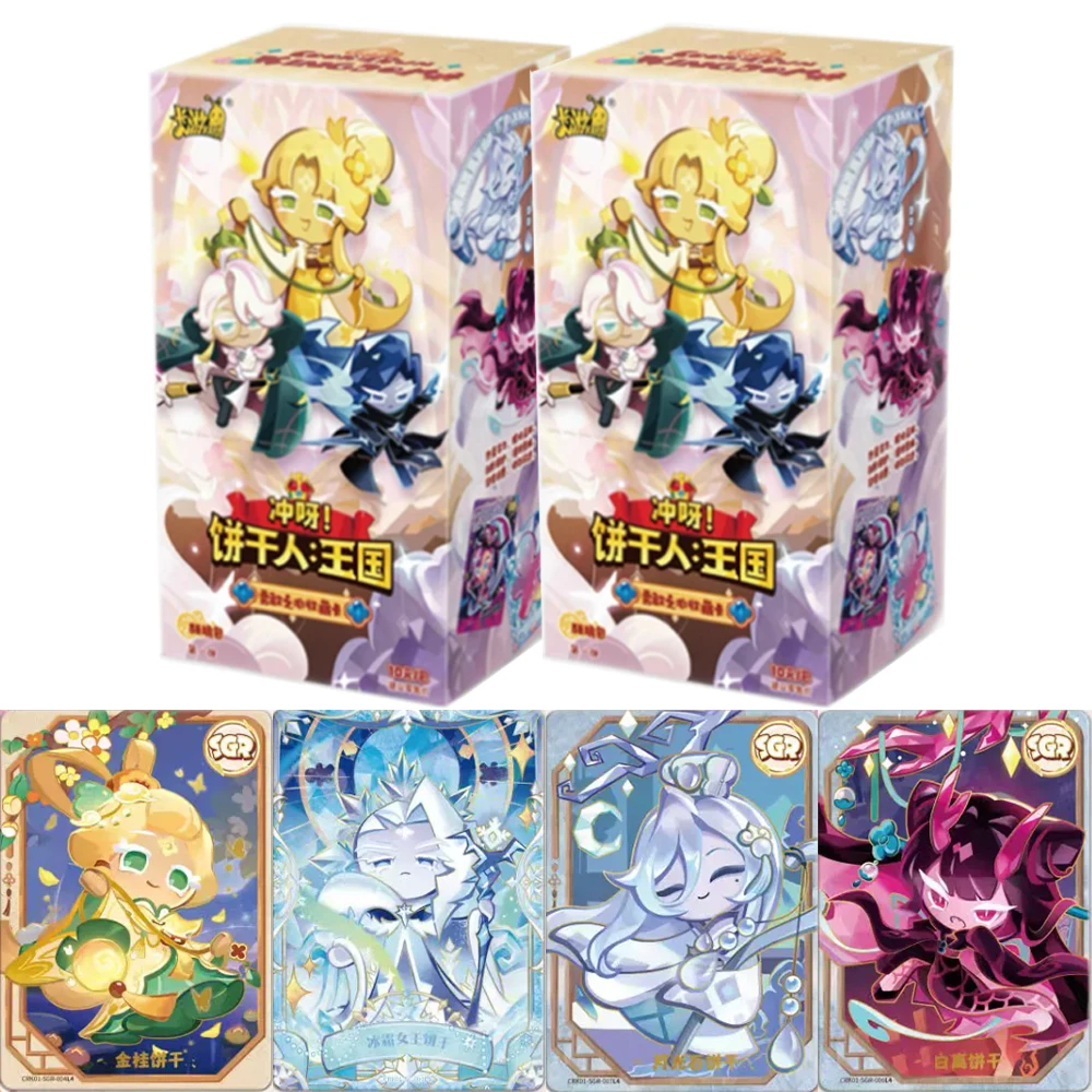 

KAYOU Genuine Cookie Run: Kingdom Cards Braveheart Chapter Crispy Pack Escape The Oven Adventure Anime Collection Cards Gifts