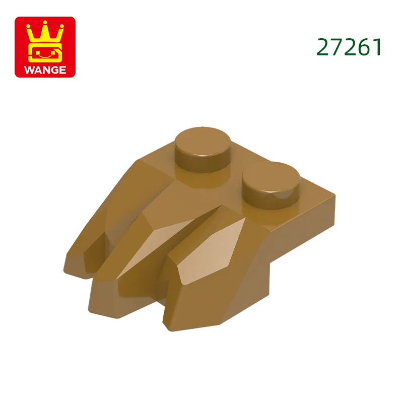 Wange135 stks/partij 27261 Speciale 2x3 Plaat met Rotsen Bouwstenen MOC Accessoires Compatibel met Baksteen Kinderen Speelgoed Geschenkdoos