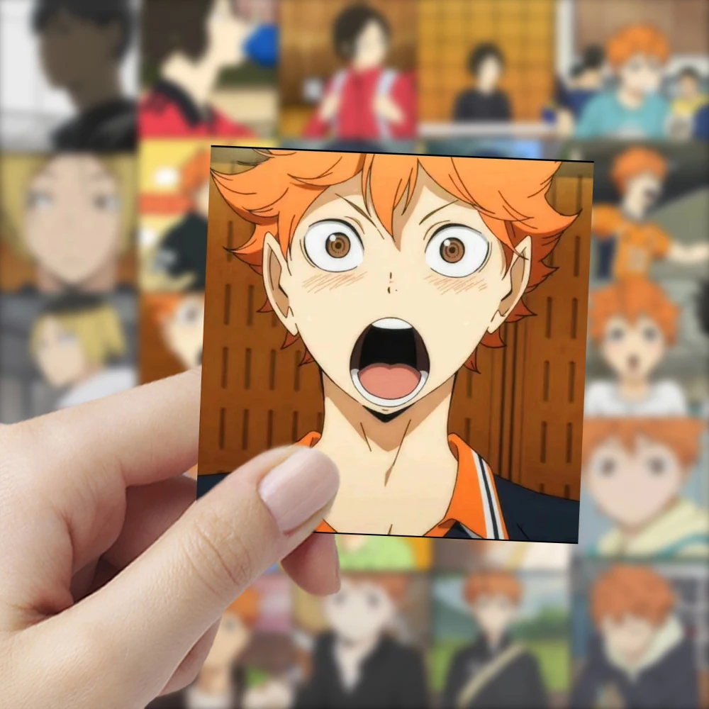 10/30/50/118pcs Cute Cartoon Haikyuu Anime Stickers Skateboard Car Phone Laptop bagaglio da viaggio Cool adesivo impermeabile decalcomania giocattolo