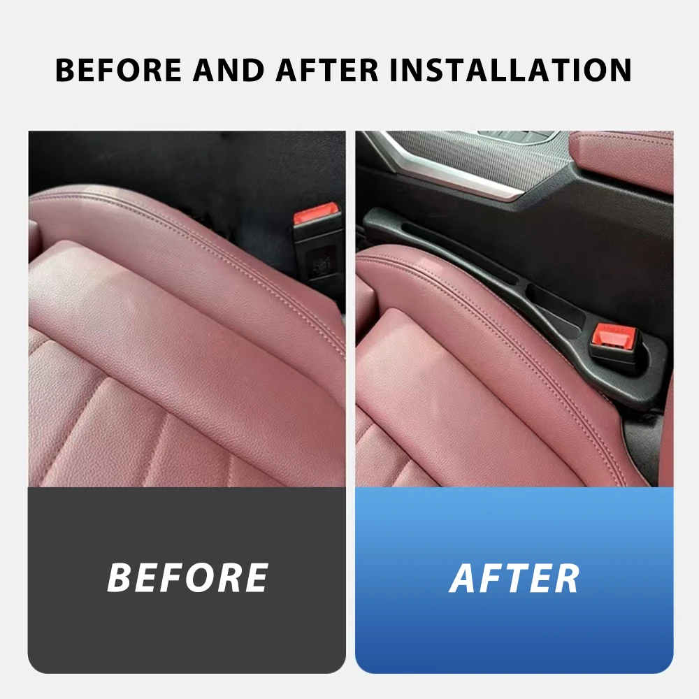 For BYD Shark 6 2024 2025 2026 PHEV 2PCS Universal Car Seat Leak Proof Strips Gap Side Seam Filler Storage Accessories view 3