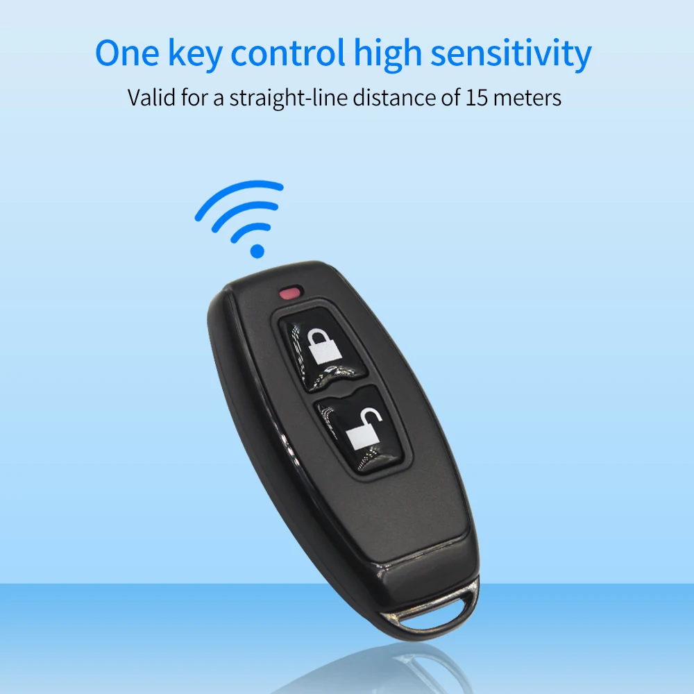 TTlock Key Fob R1 2.4GHz Remote Control nirkabel untuk perangkat akses pintu kunci pintar dengan Remote Control aplikasi TTLock