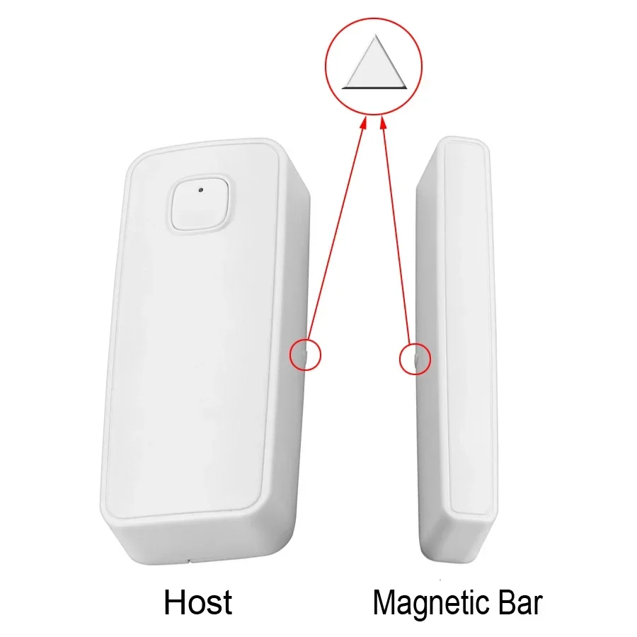 Novo bluetooth malha sig porta janela sensor detector de alarme sem fio 2 * aaa baterias alimentado tuya casa inteligente segurança