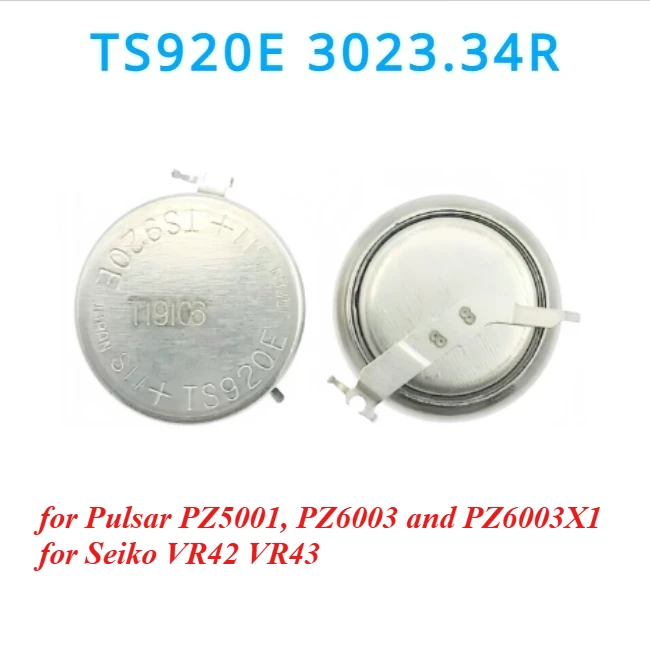 1 unidad TS920E 3023.34R 3023 34R 3023-34R MT920 para reloj Seiko, batería cinética recargable para circuito integrado VR42 VR43 PZ5001