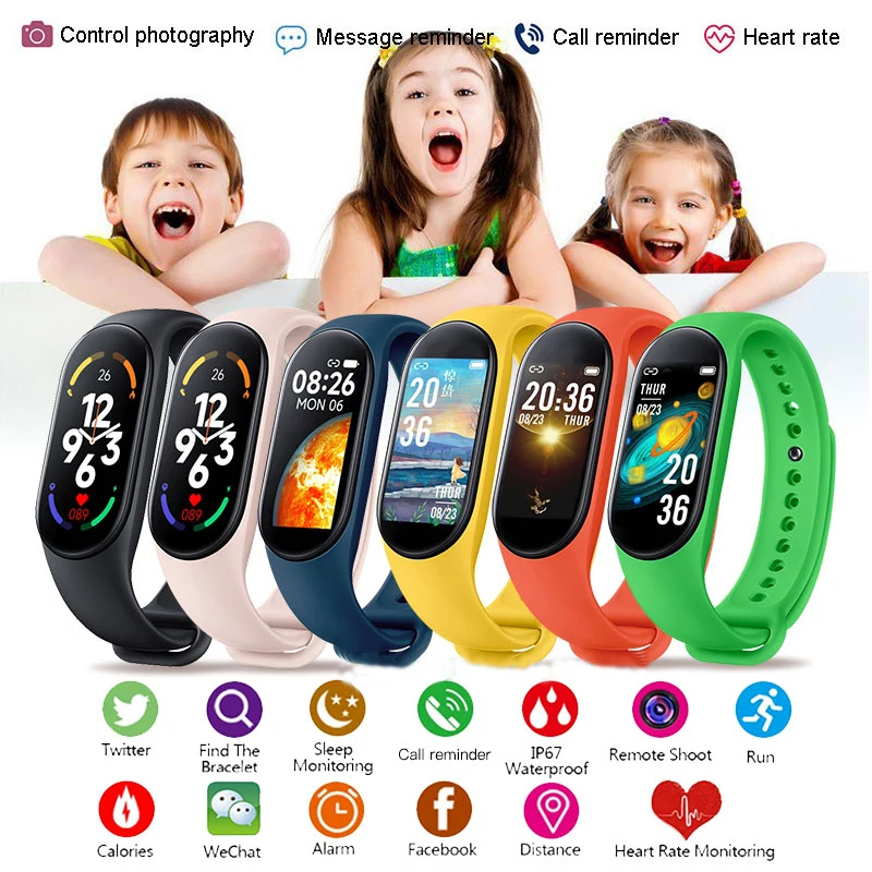 

M7 Kids Smart Watcch Children Smart Band Boys Girls Child Watch Waterproof Sport Fitness Tracker Wristband Smartwatch For Xiaomi