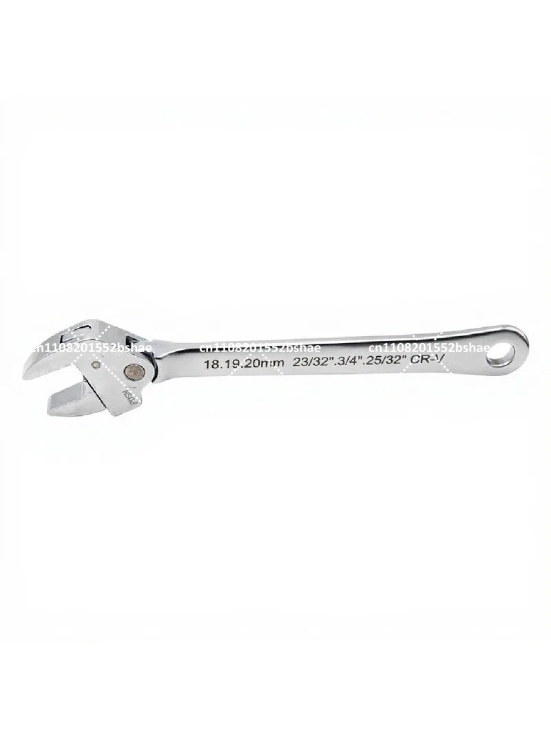 Selflocking Ratchet Wrench with Quick Release Metric and Imperial Sizes Self-Adjustable Open End Design Durable Hand Tool for