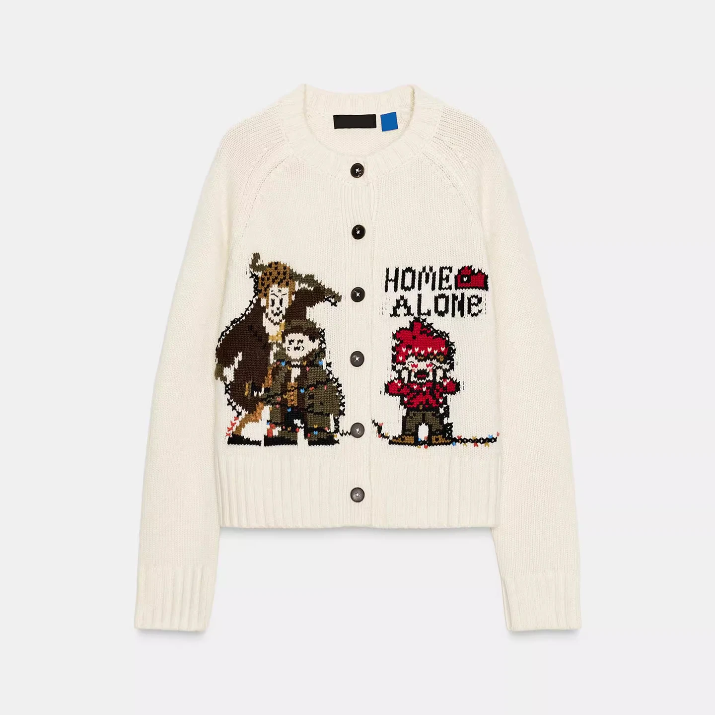 

Модная вязаная женская верхняя одежда с цветочной вышивкой, универсальная, новинка зимы 2025, бренд Z