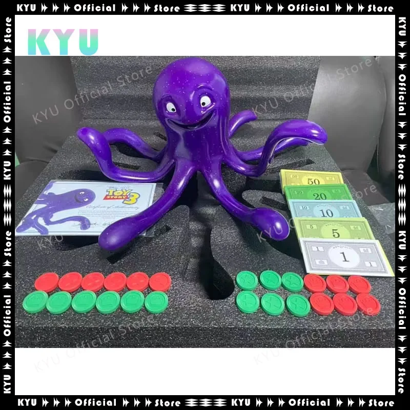 Seedtoys Sidtoys Handmade Artist Manual Customization  1:1 Stretch Disney Toy Story Stretch Octopus Collectible Ornaments