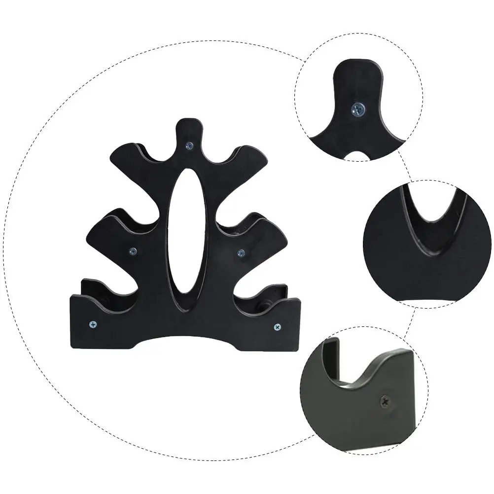 

1Pcs Dumbbell Bracket PP Material Stable Tripod Design Dumbbell Storage Stand Fitness Equipment Accessories Gym Organizer