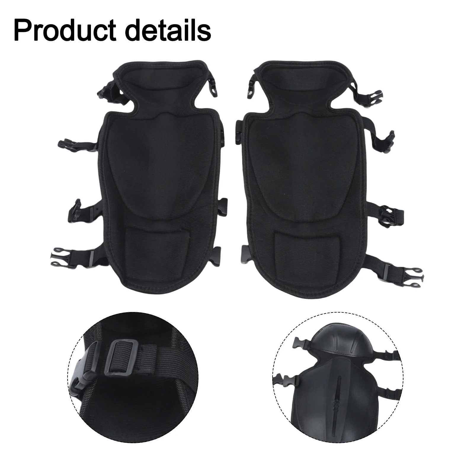 

Наколенники для садоводства Mowing Black: легкие в использовании, защитные, с внешним слоем из полиэтилена и внутренней пенопластовой подкладкой