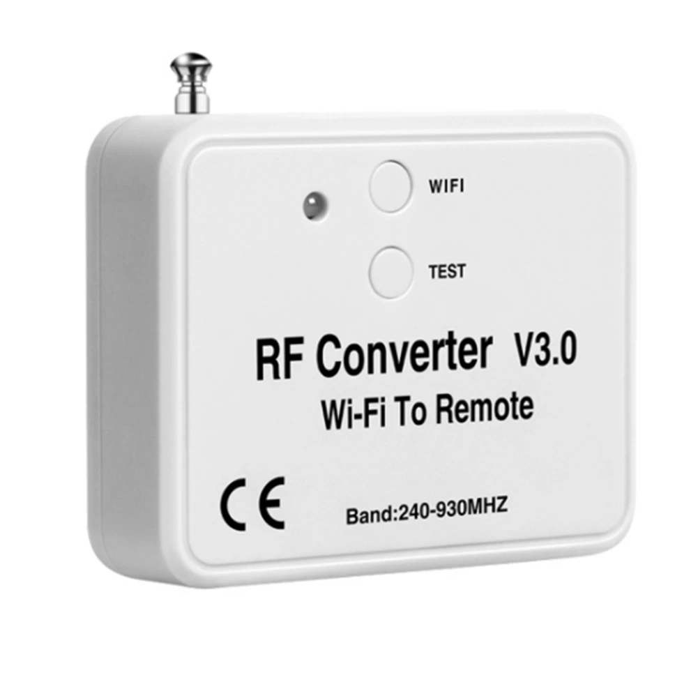 Konverter Remote kontrol Wifi, frekuensi Radio Rf kendali jarak jauh 240-930Mhz untuk pintu garasi rumah pintar