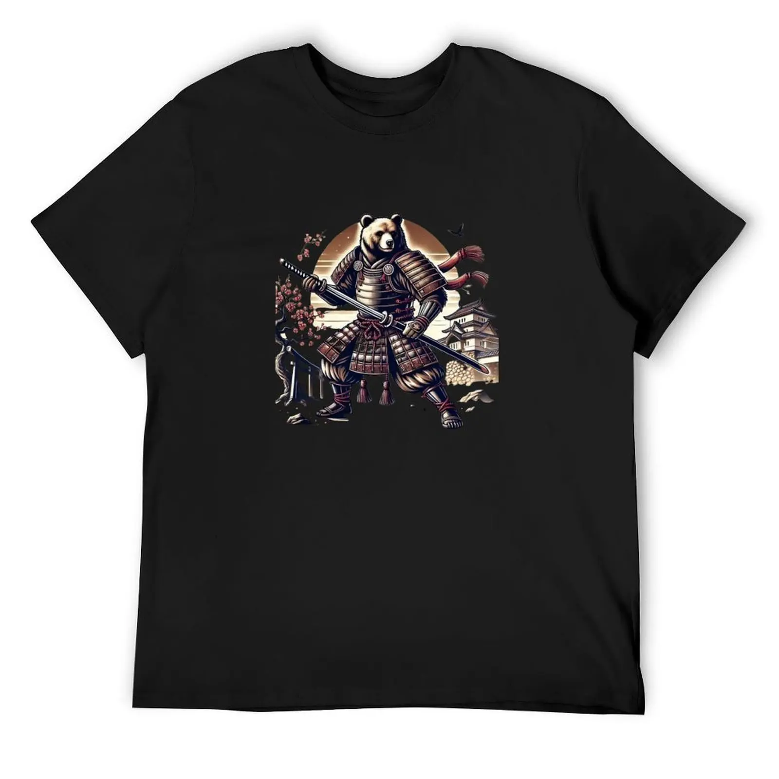 

Samurai Bear T-Shirt quick-drying summer top t shirts for men