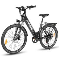 SAMEBIKE RS-A01 Pro 26 Inch Electric Bicycle for Adults 36V 15AH 500W Electric City Bike 7 Speed E-Bike with LCD display