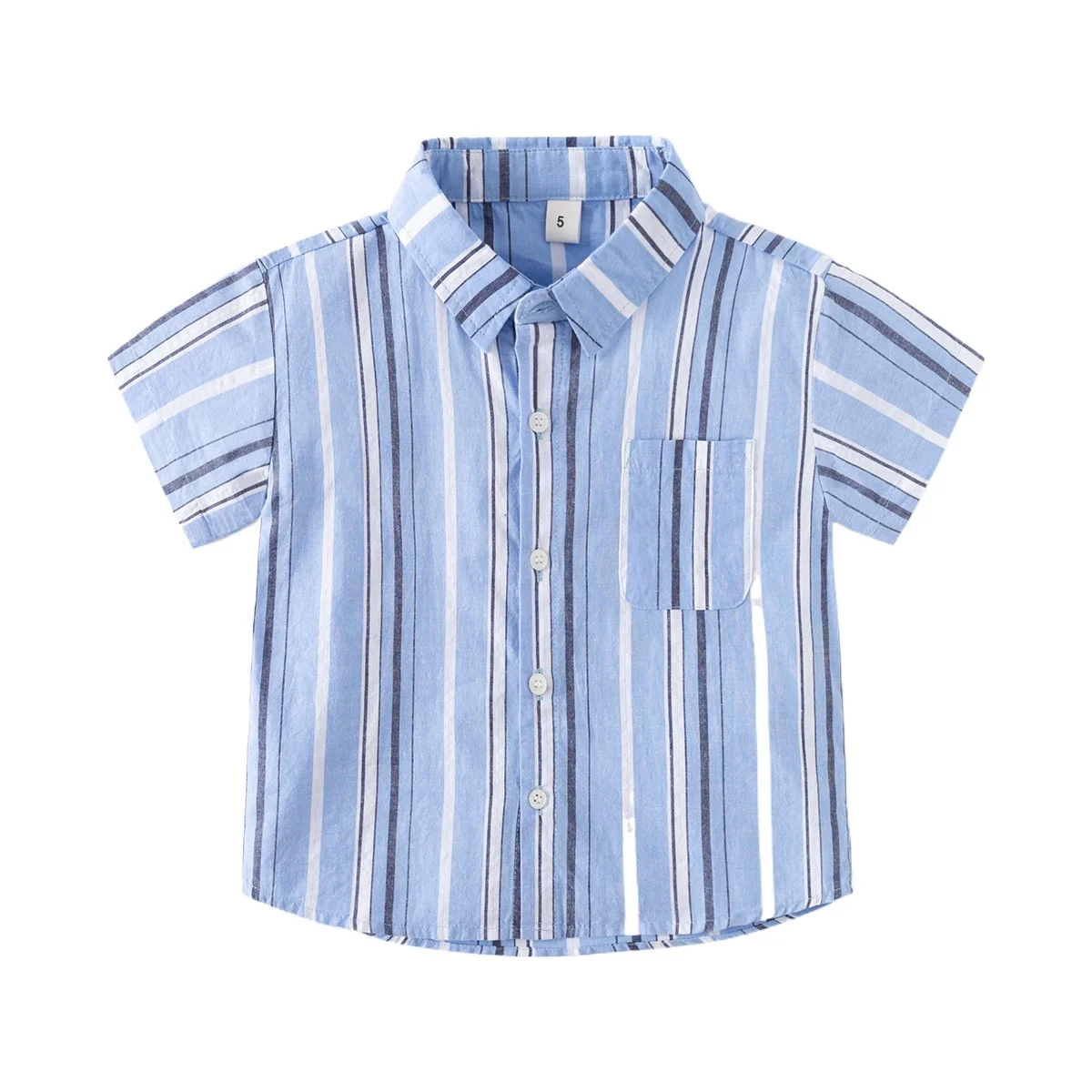 

Striped Toddler Boys Shirts Kids Tops Summer Children's Clothes