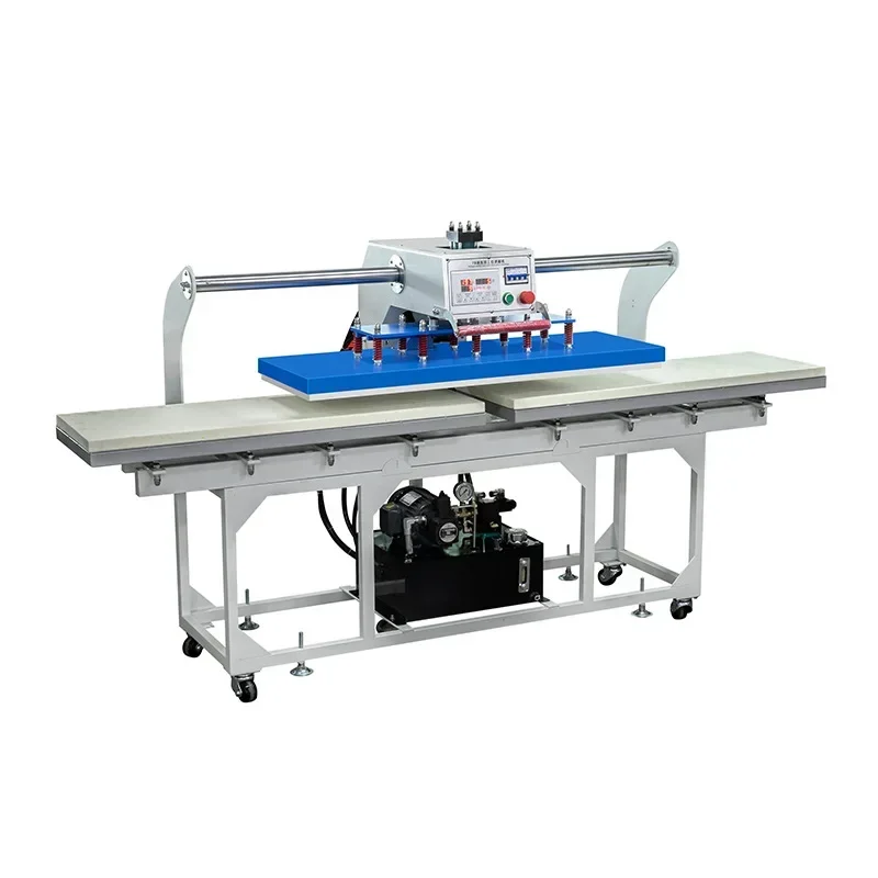 Hydraulic double station heat press machine, printing heat transfer press machine