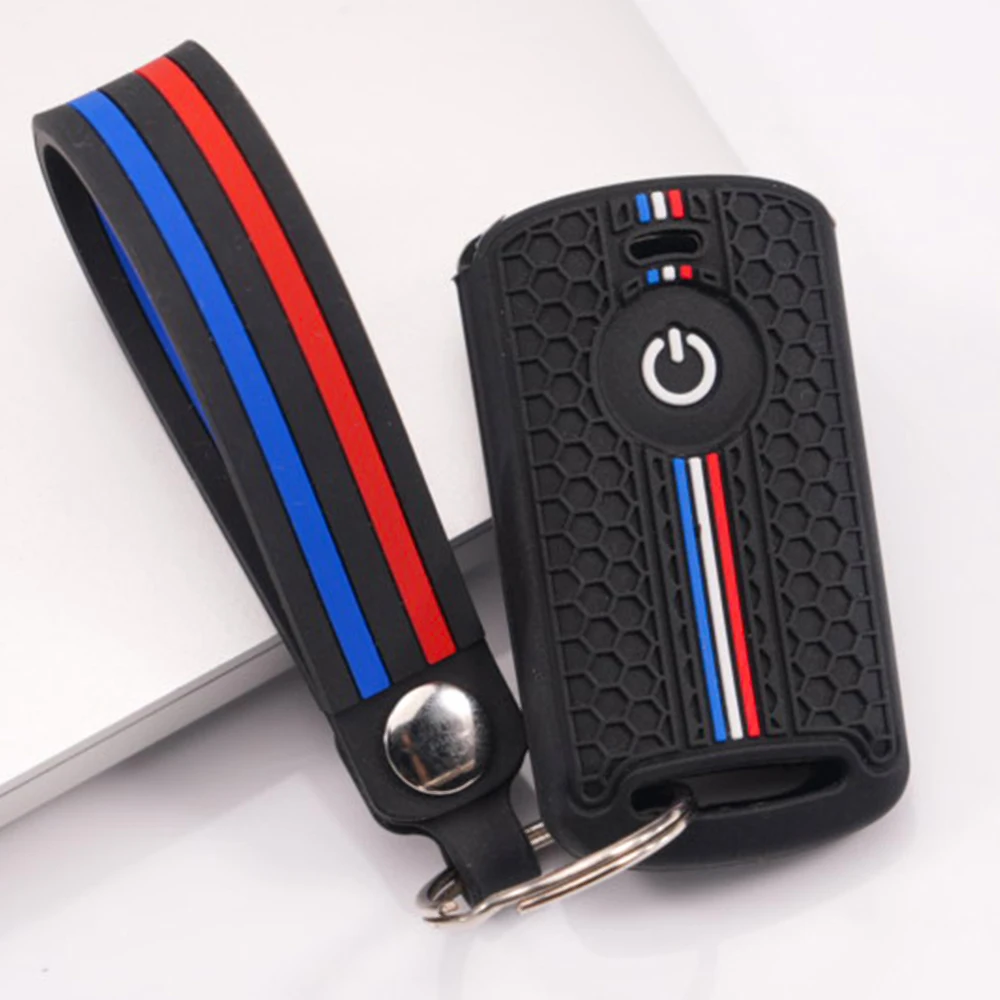 Silicone Key Cover With Lanyard For Honda PCX ADV Forza NSS Vario Click Scoopy Precise Fit Full Coverage Stylish Durable Premium