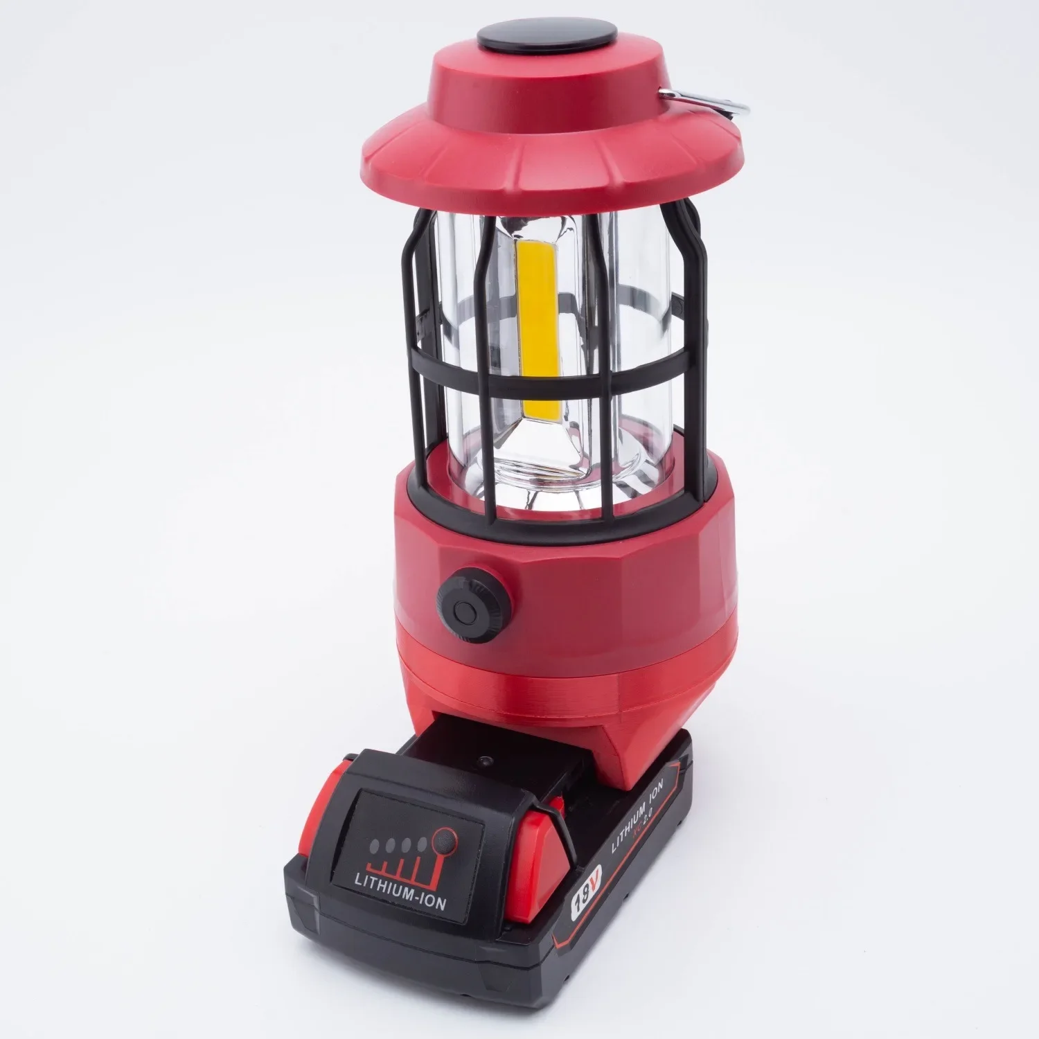 Luce da lavoro per manutenzione a LED/Luce da campeggio sul campo/Luce da viaggio portatile adatta per batteria al litio Milwaukee 18 V (SIN batteria)