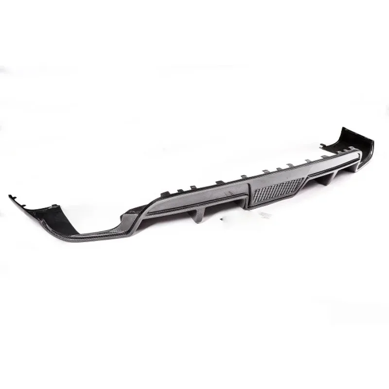 15-17 Paraurti per auto in fibra di granchio di alta qualità per Porsche Cayenne Fibra di carbonio 3.0T 3.6T 4.8T Labbra posteriori