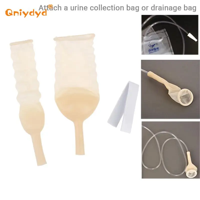 1PC Male External Catheter Medical Sterilized latex catheter urine collector