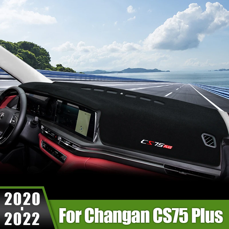 

For Changan CS75 Plus ​2020 2021 2022 Car Dashboard Cover Avoid Light Pads Sun Shade Mats Anti-UV Case Interior Accessories