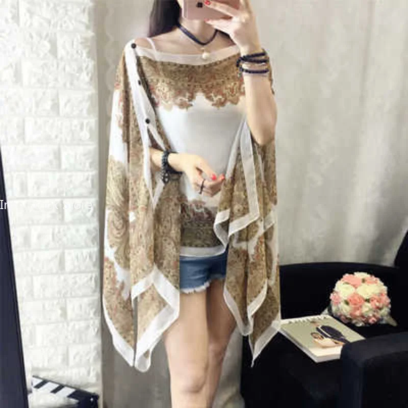 Woman Fashion Beach Dress Blouses Sun Protection Cardigan Summer Beach Holiday Cardigan Women Long Blouses Tops