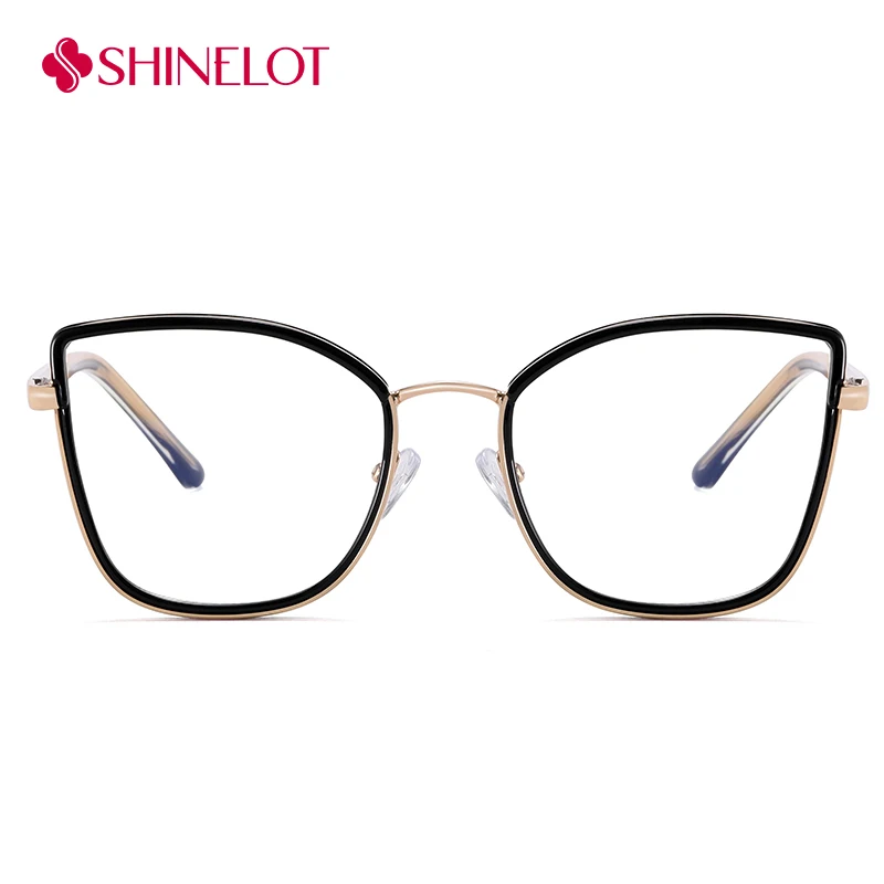 

82182 High Quality Black Cat Eye Eyeglasses Female Eye Protection Glasses Prescription Frame Youth Style Mother's Eyewear Gift