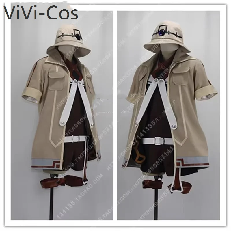 ViVi-Cos MADE IN ABYSS Riko Cosplay Costume Jumpsuit+Coat+Hat+Belt Halloween Party Outfit For Women Men New