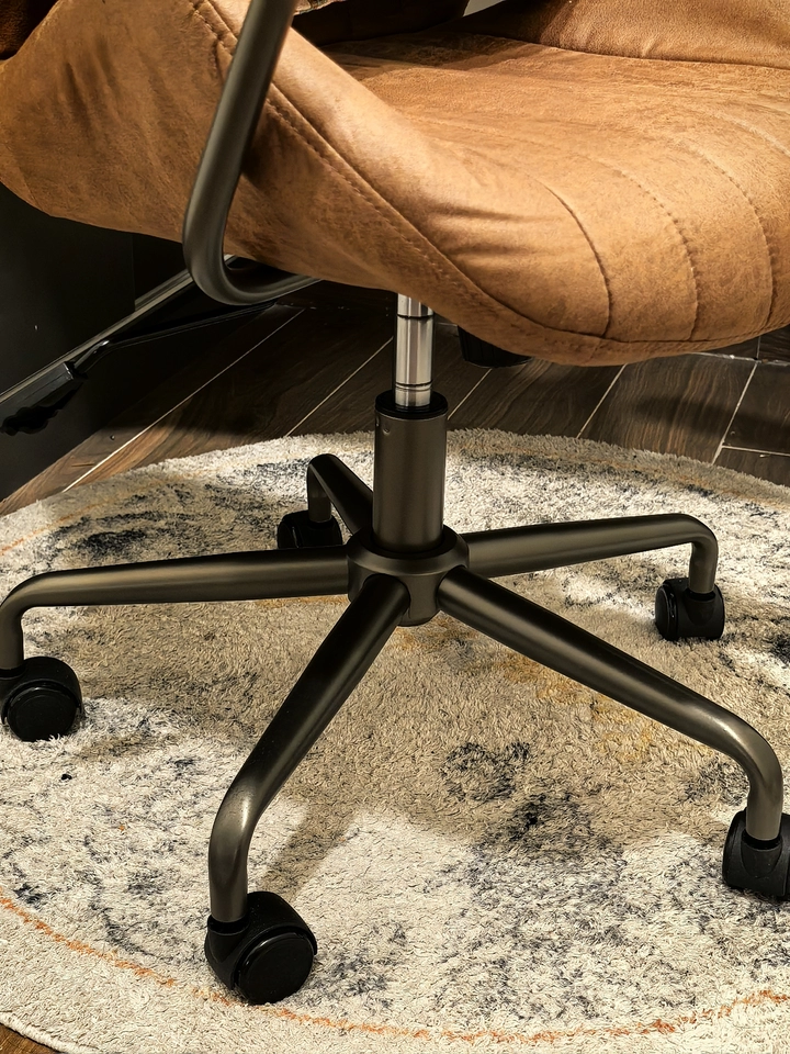 Ergonomic Office Chairs Vintage Study Desk Chair Comfortable Computer Task Seat for Long Sitting Swivel Chair for Home Office